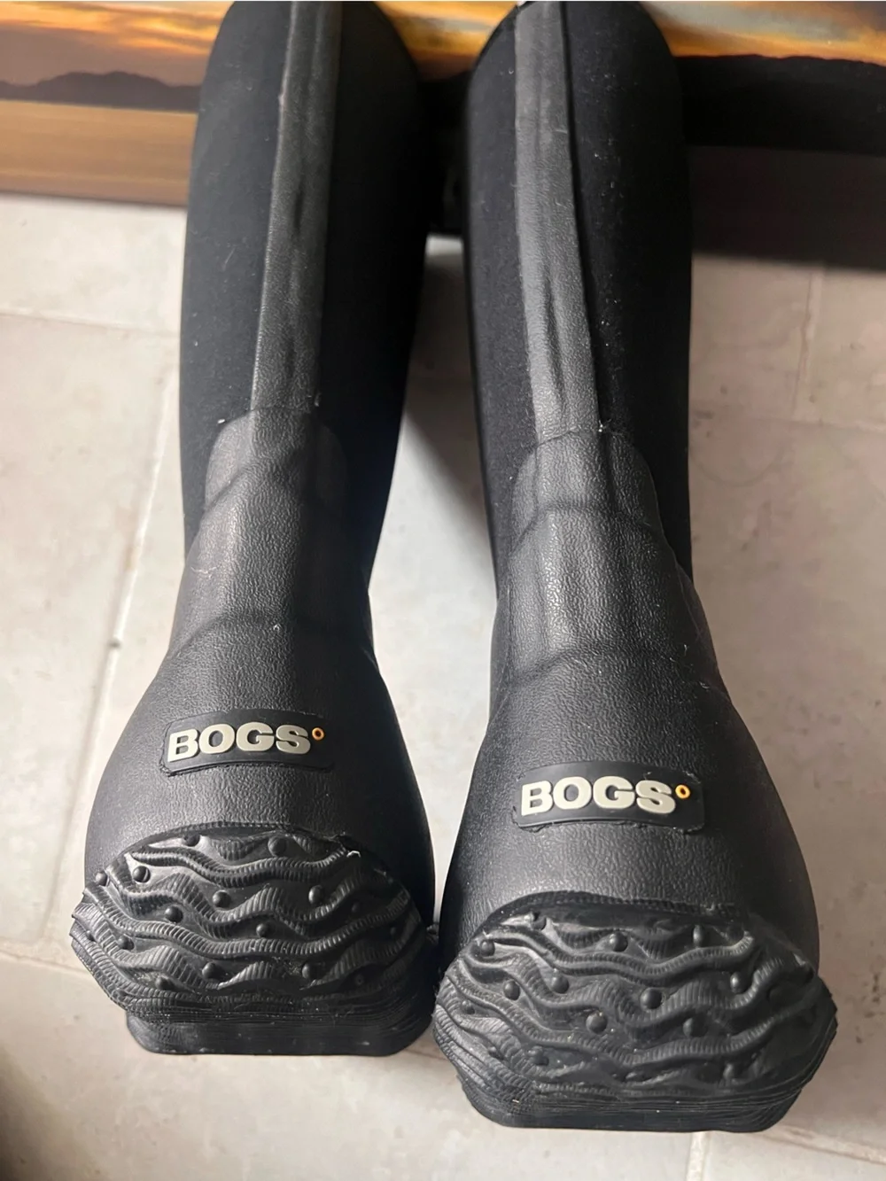 BOGS Classic High Waterproof Boots Black Women’s Size 8